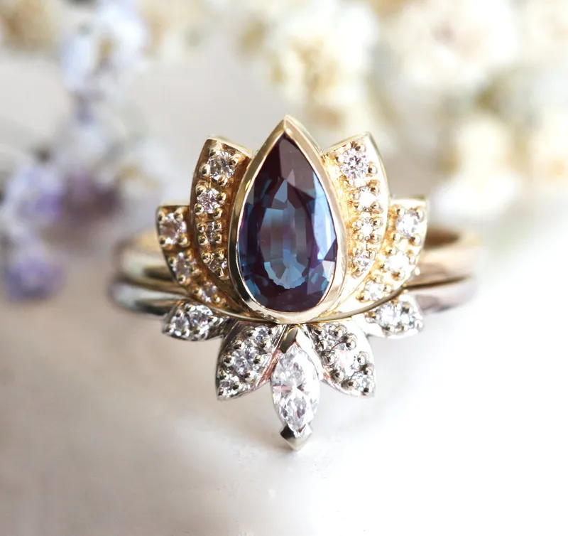 Lakshmi Alexandrite Ring vy 7
