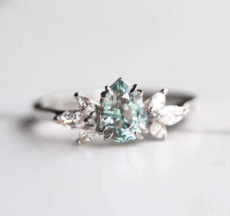 Leandra Sapphire Diamond Ring vy 10