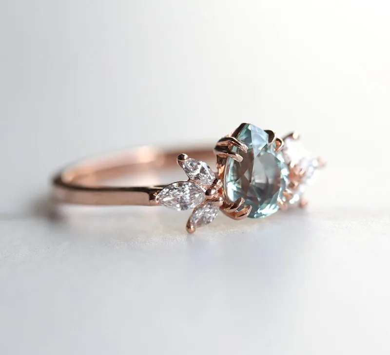 Leandra Sapphire Diamond Ring vy 4
