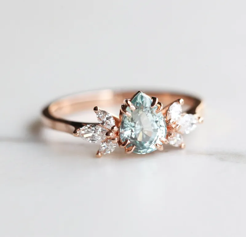 Leandra Sapphire Diamond Ring vy 8