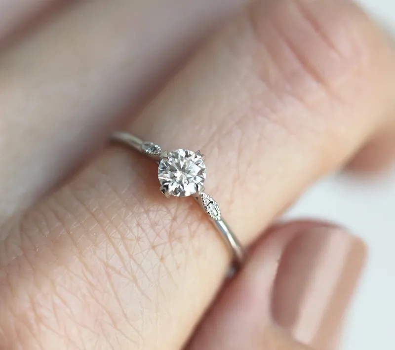LEANNE ENGAGEMENT RING view 5