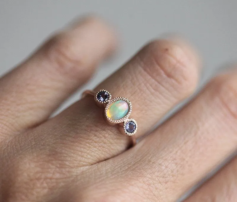 Lenna Opal Ring vy 2