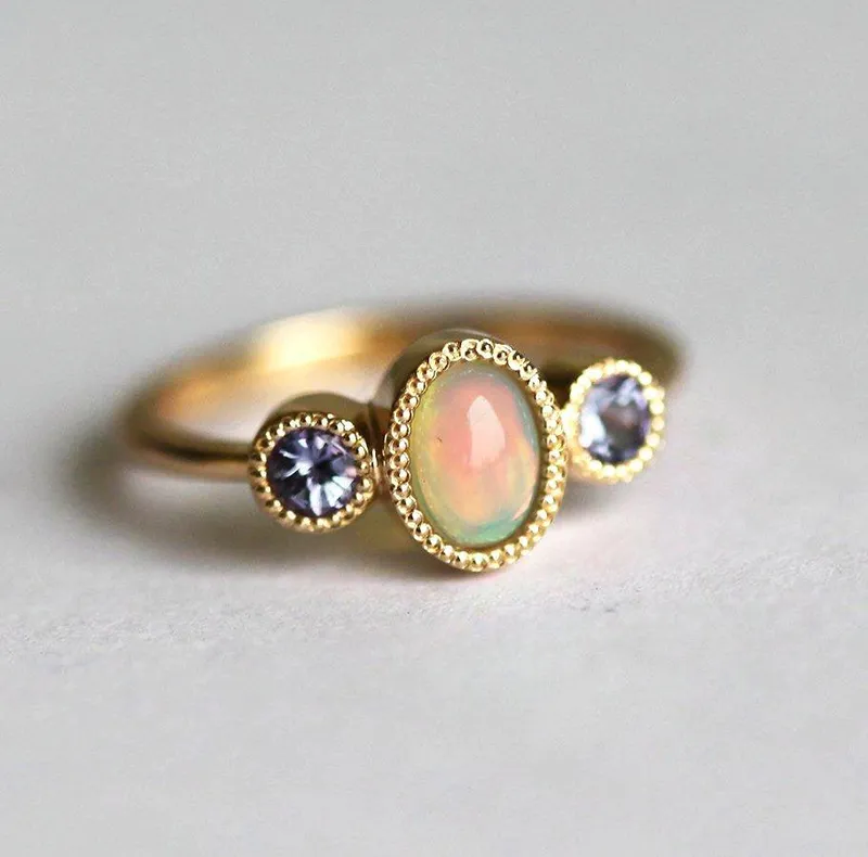 Lenna Opal Ring vy 4