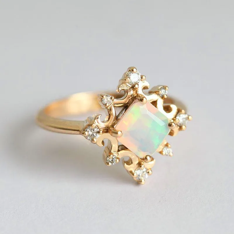 LILYANNA VINTAGE OPAL RING engagement ring