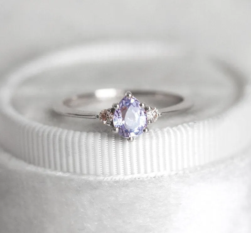 Liz Lavender Sapphire Diamond Ring vy 12