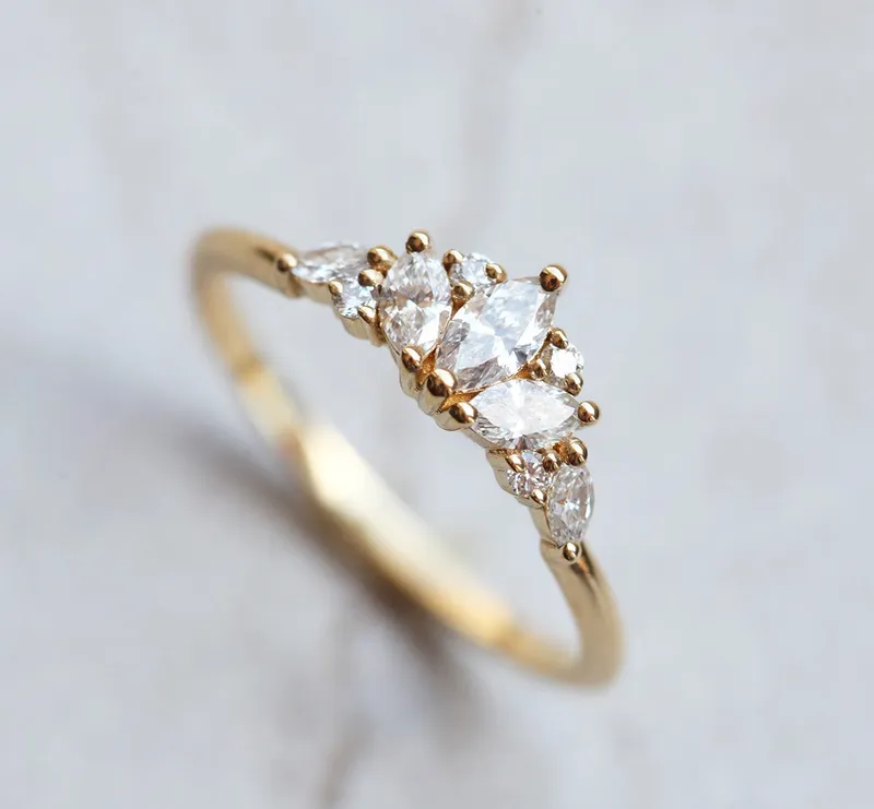 Louise Diamond Ring vy 2