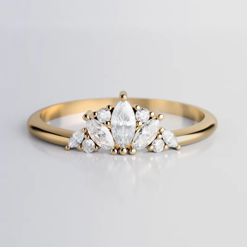 Louise Diamond Ring vy 3