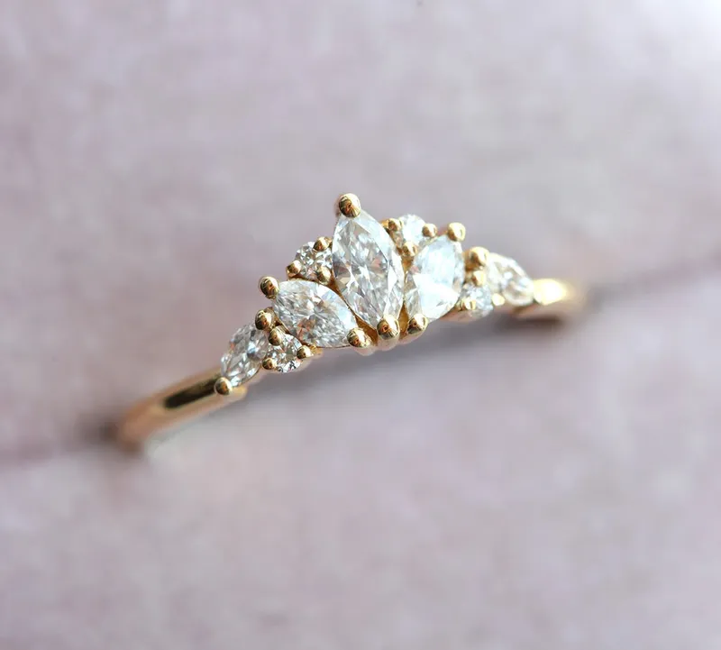 Louise Diamond Ring vy 6