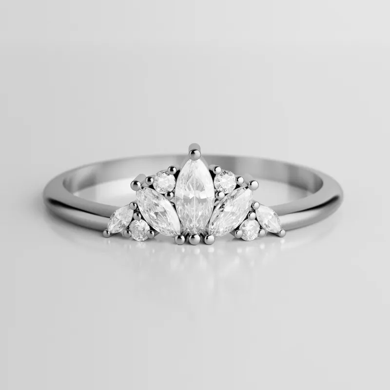Louise Diamond Ring vy 8