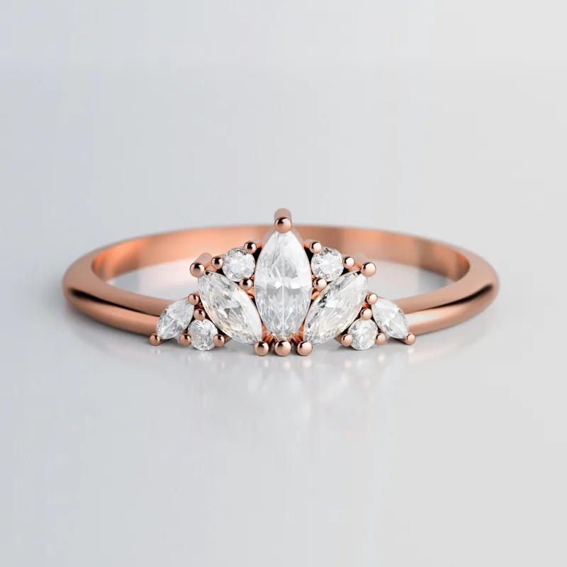 Louise Diamond Ring vy 9
