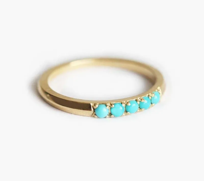 Lourdes Turquoise Ring view 2