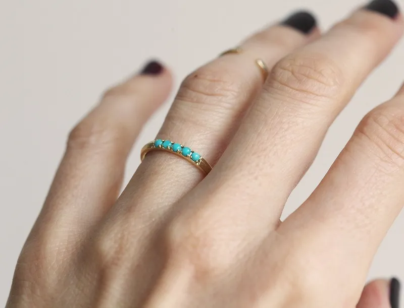 Lourdes Turquoise Ring view 3
