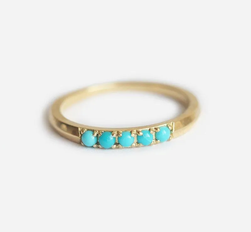 Lourdes Turquoise Ring view 5