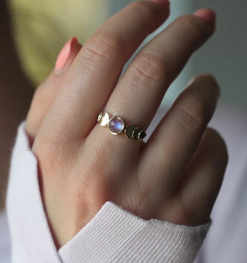 MOON PHASE RING vy 2
