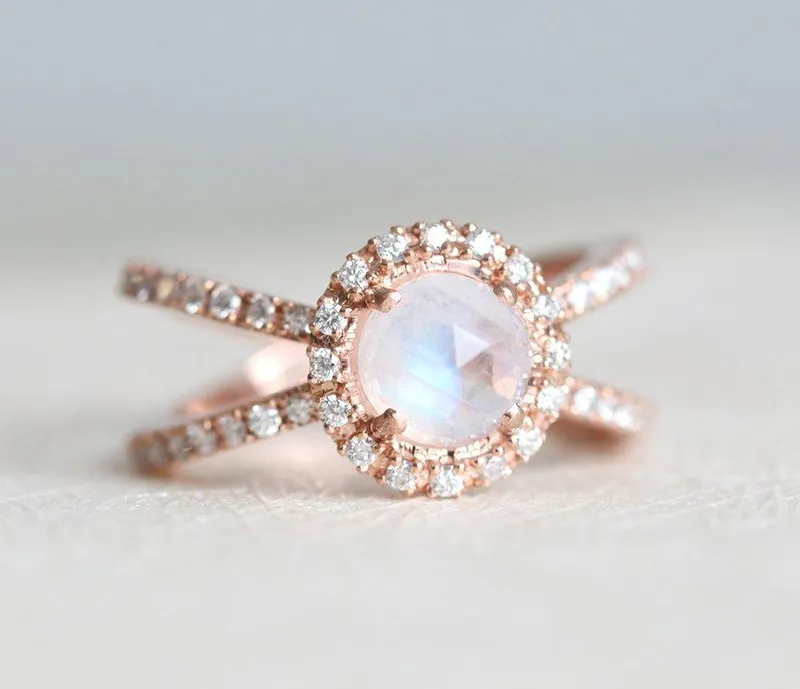 MAGDALENA MOONSTONE DIAMOND RING vy 2