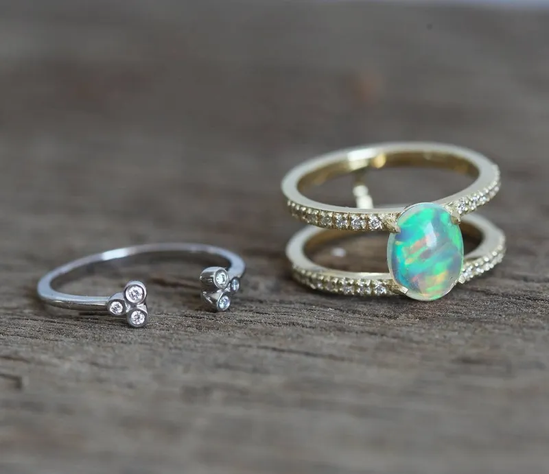 MAITE OPAL RING SET view 3