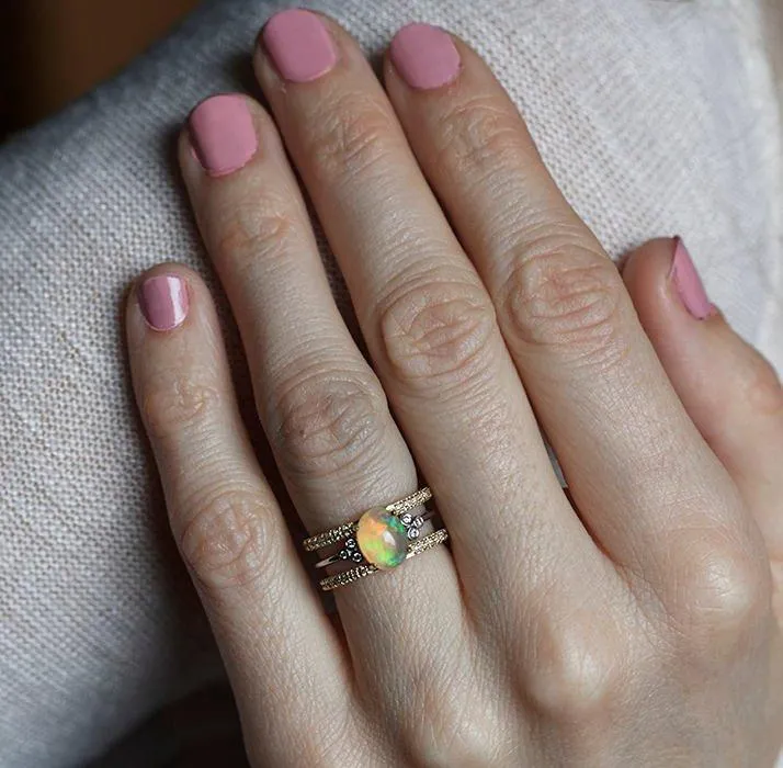 MAITE OPAL RING SET view 4