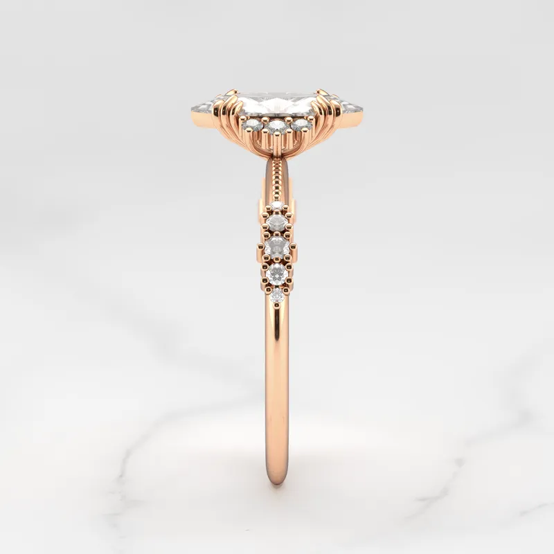 MARQUISE CLUSTER DIAMOND RING vy 8