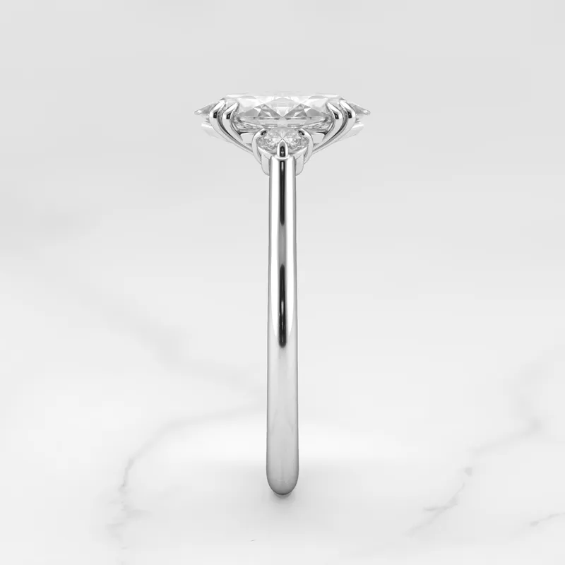 Marquise Diamond Ring With Accent Stones view 11