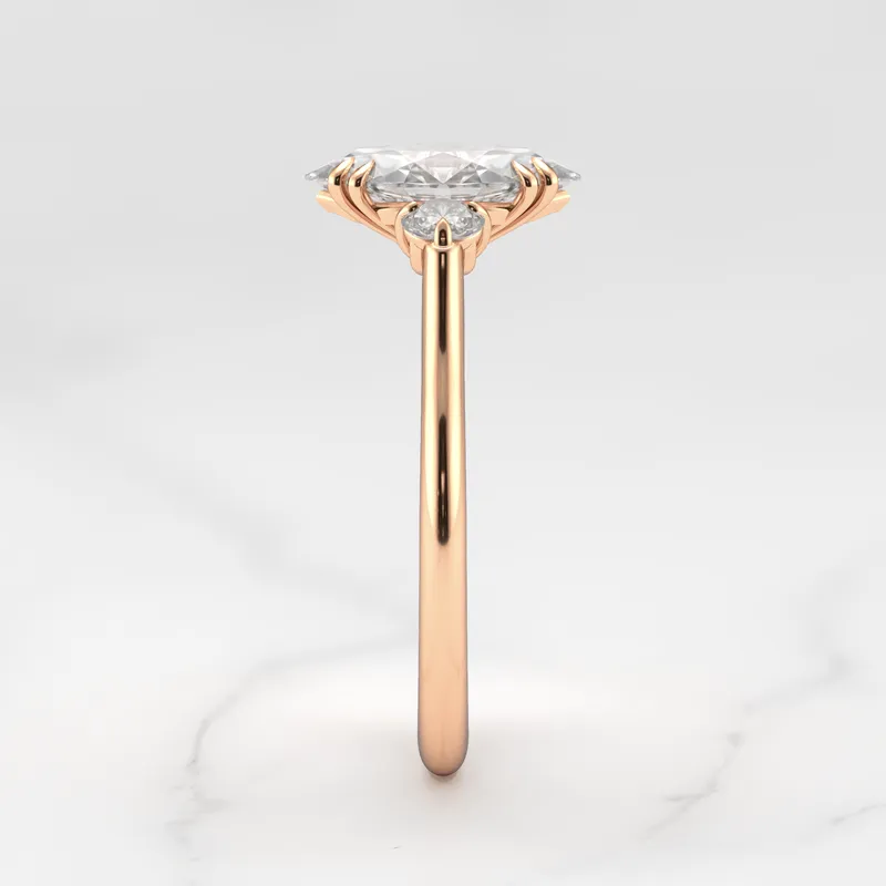 Marquise Diamond Ring With Accent Stones view 12