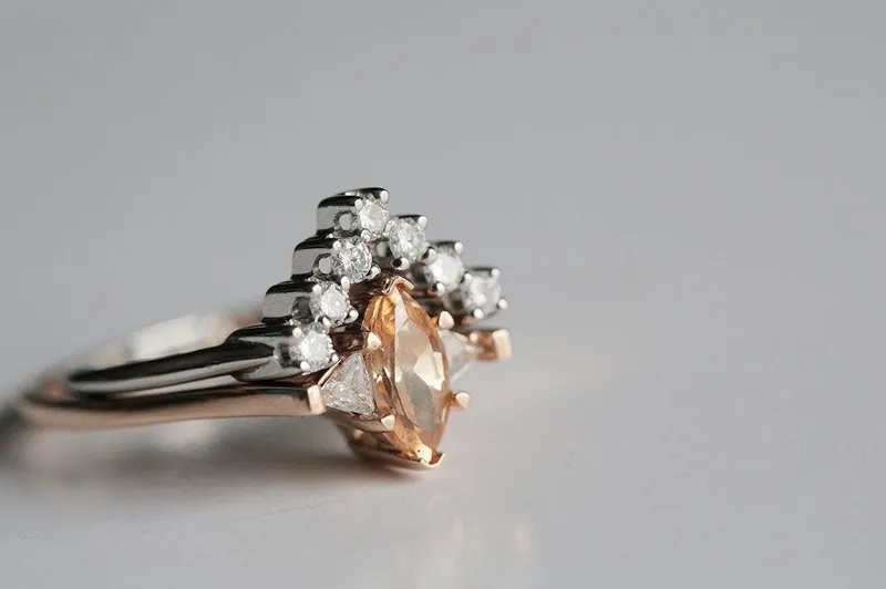 MARQUISE ENGAGEMENT RING, MARQUISE DIAMOND RING view 4