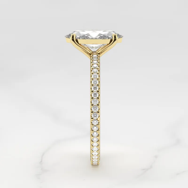 Marquise Full Pave Diamond Ring vy 10