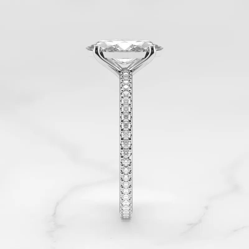 Marquise Full Pave Diamond Ring vy 12