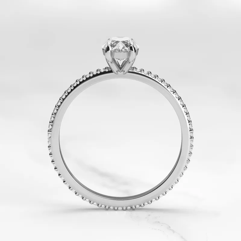 Marquise Full Pave Diamond Ring vy 9