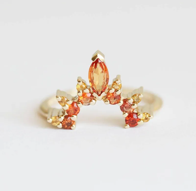 Marsa Flame Ring Set, Fire Ring Set vy 8