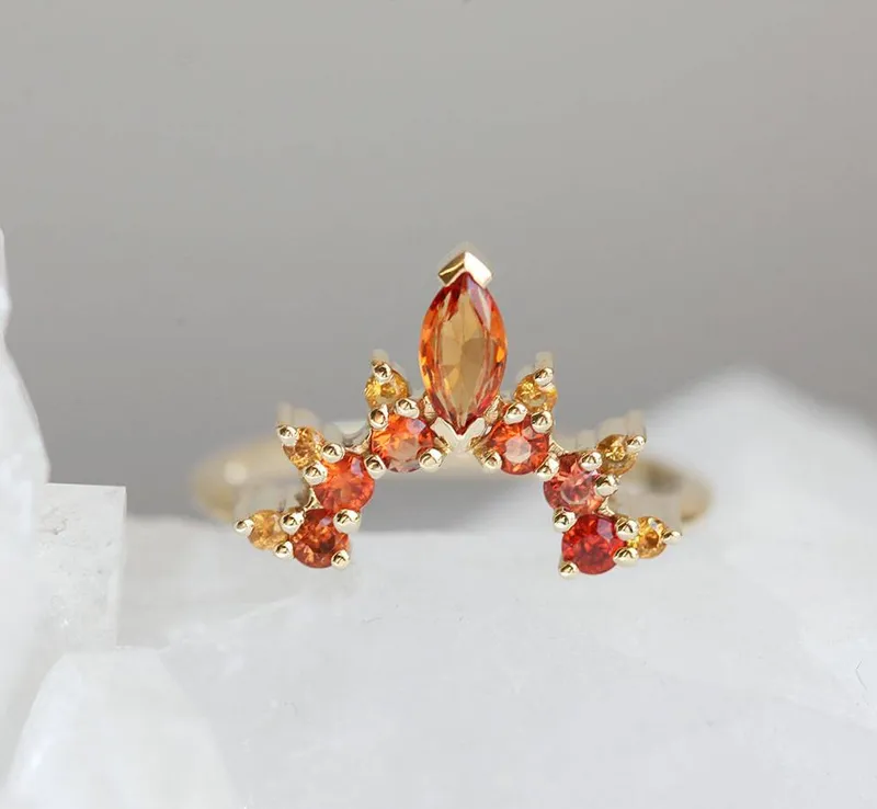 Marsa Flame Ring Set, Fire Ring Set vy 9