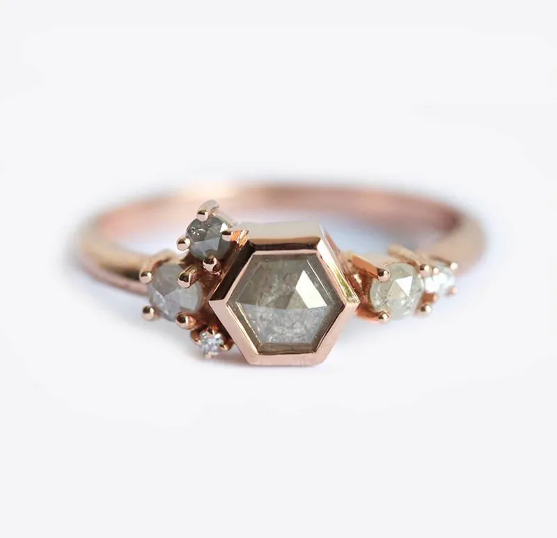 Meadow Salt & Pepper Ring Set view 4