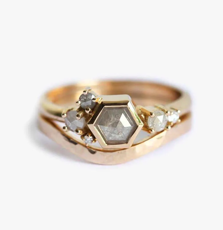 Meadow Salt & Pepper Ring Set view 6