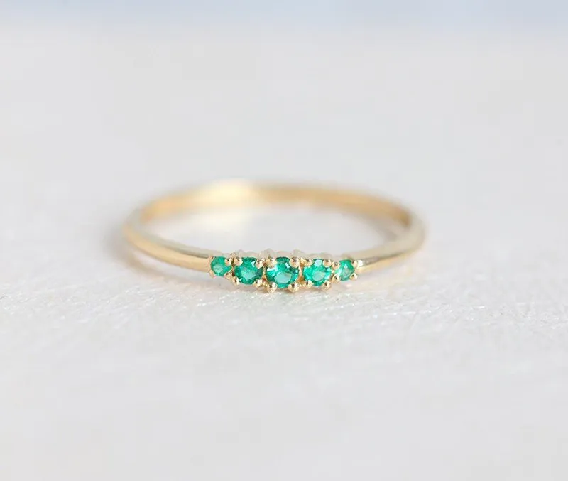 Monroe Emerald Ring vy 4