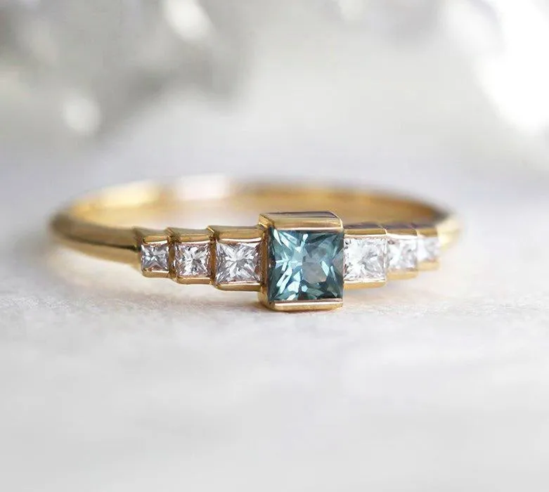 Montana Sapphire Diamond Ring vy 10