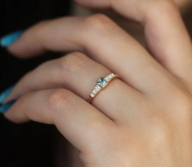 Montana Sapphire Diamond Ring vy 2