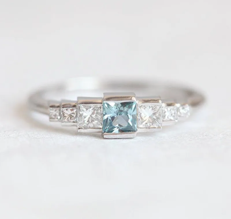 Montana Sapphire Diamond Ring vy 5
