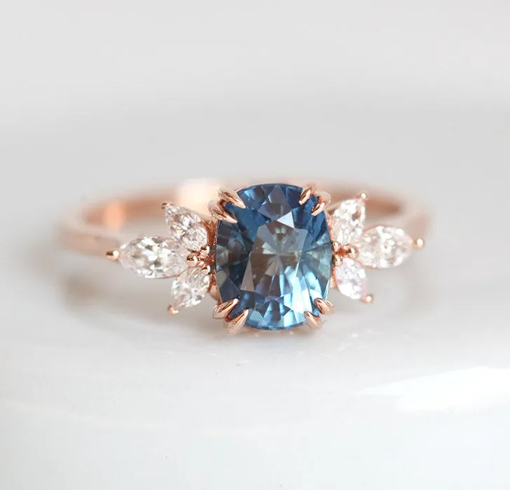 Nicola Blue Sapphire Diamond Ring vy 10
