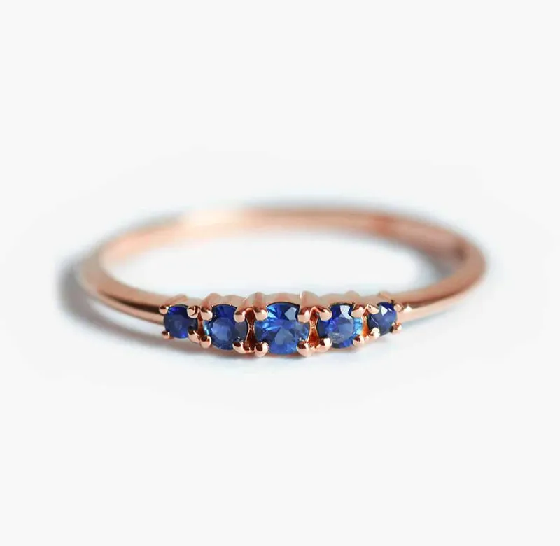 Nova Blue Sapphire Ring vy 5
