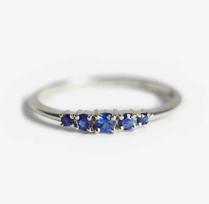 Nova Blue Sapphire Ring vy 6