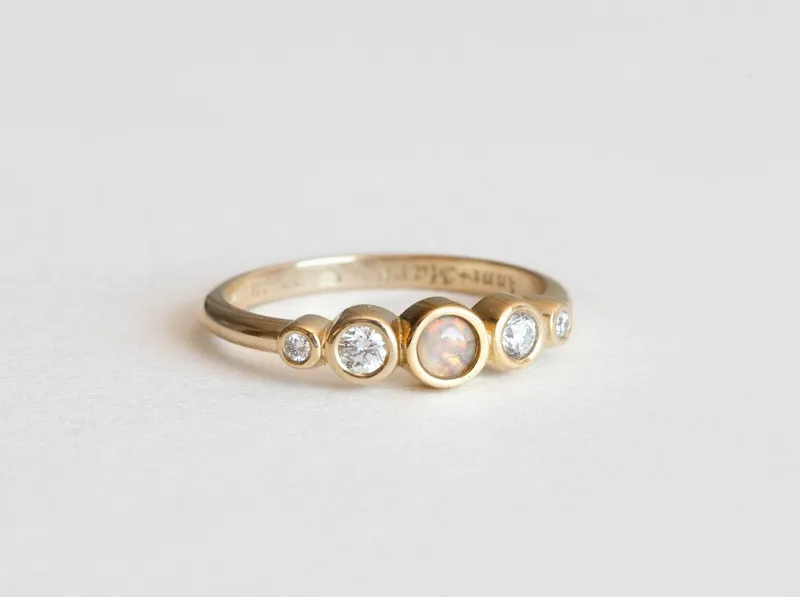 Otty Opal & Diamond Ring view 2