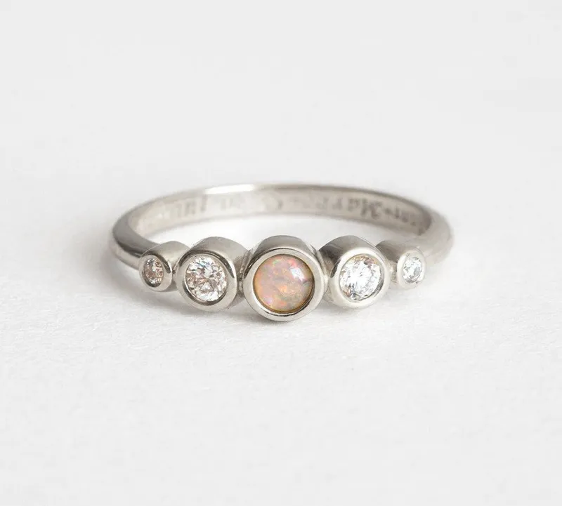 Otty Opal & Diamond Ring view 7