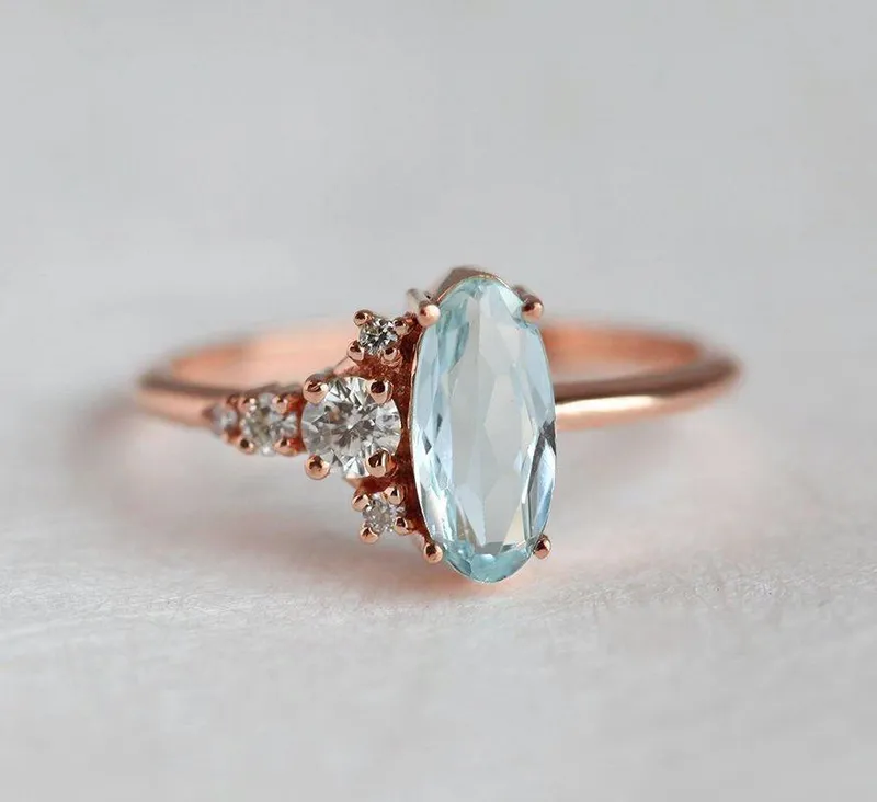 Paityn Oval Aquamarine Diamond Ring vy 10