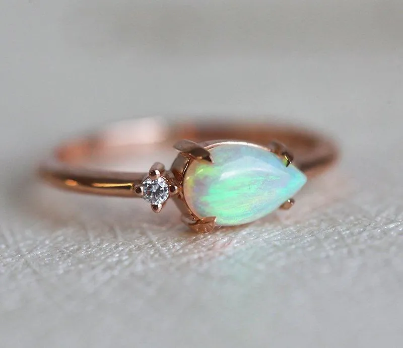 Pamela Pear Opal Ring vy 2