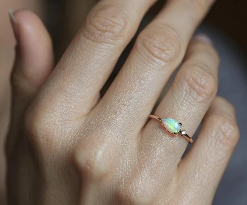 Pamela Pear Opal Ring vy 7
