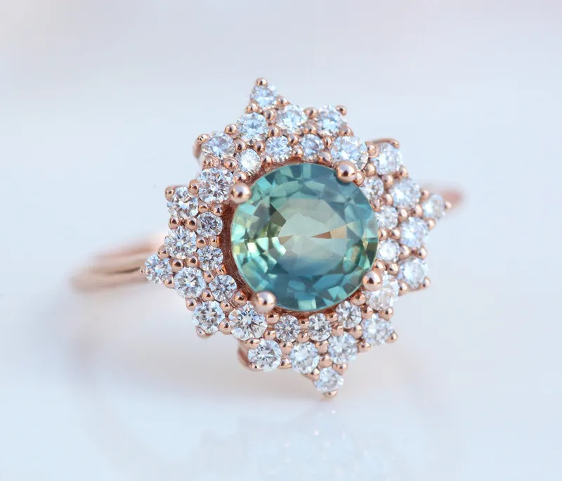 Patricia Sapphire Diamond Ring vy 10