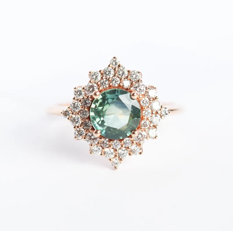 Patricia Sapphire Diamond Ring vy 4
