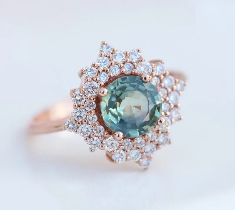 Patricia Sapphire Diamond Ring vy 6