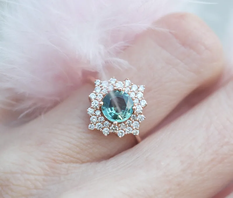 Patricia Sapphire Diamond Ring vy 7