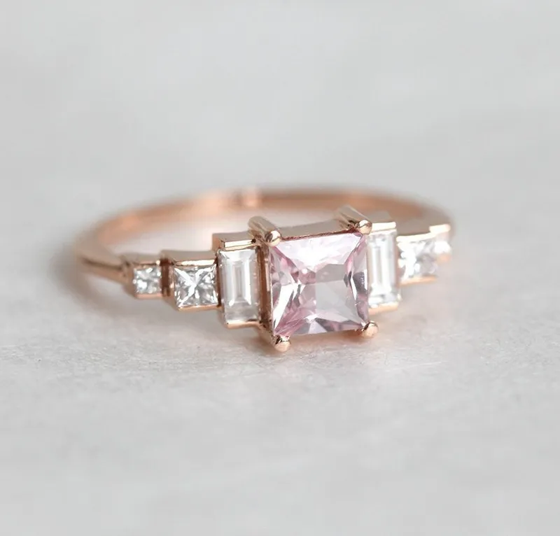 Paula Artdeco Sapphire Diamonds Ring vy 3