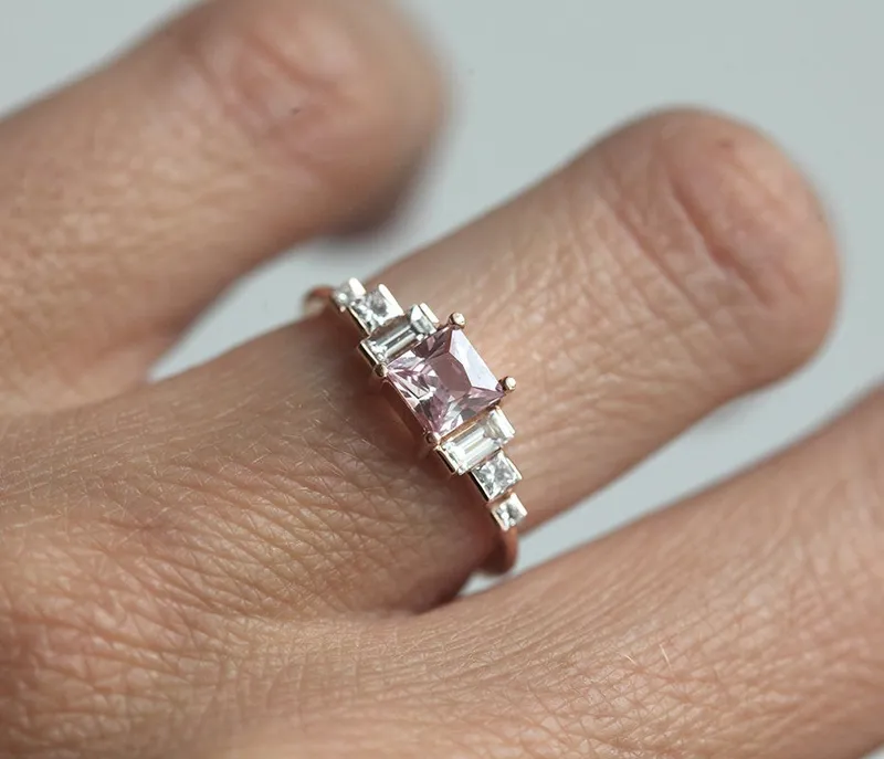 Paula Artdeco Sapphire Diamonds Ring vy 4